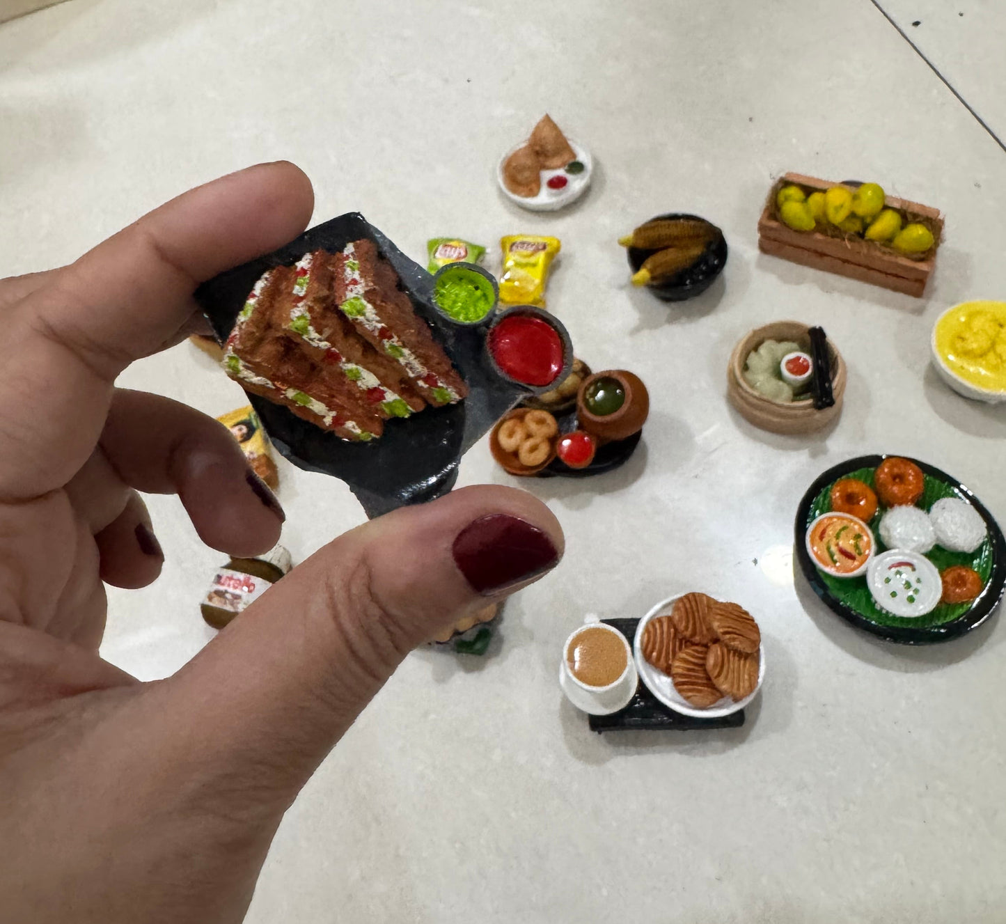 Sandwich Miniature Fridge Magnet