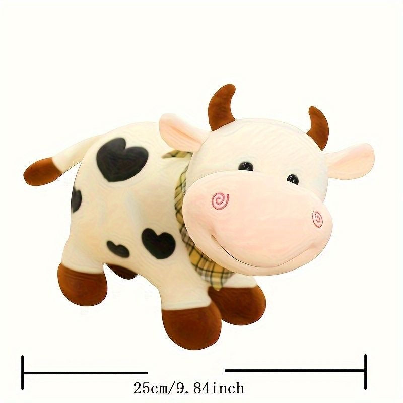 Cute Plush Smiling Cow Stuffed Soft Toy