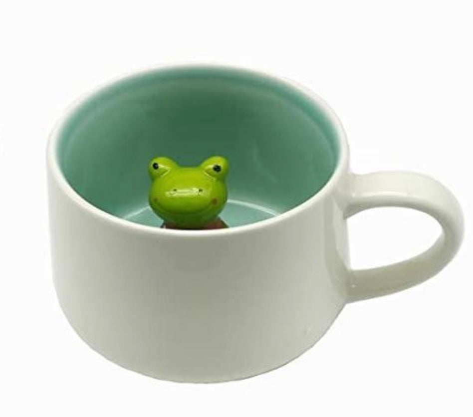 Cute Animals Inside Mug with Options