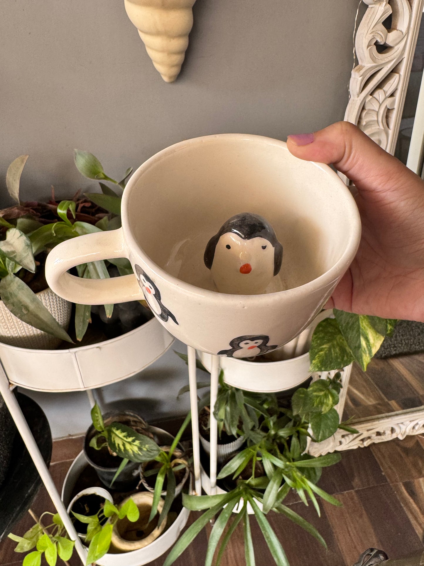 Exclusive Pinteresty Penguin Inside Mug