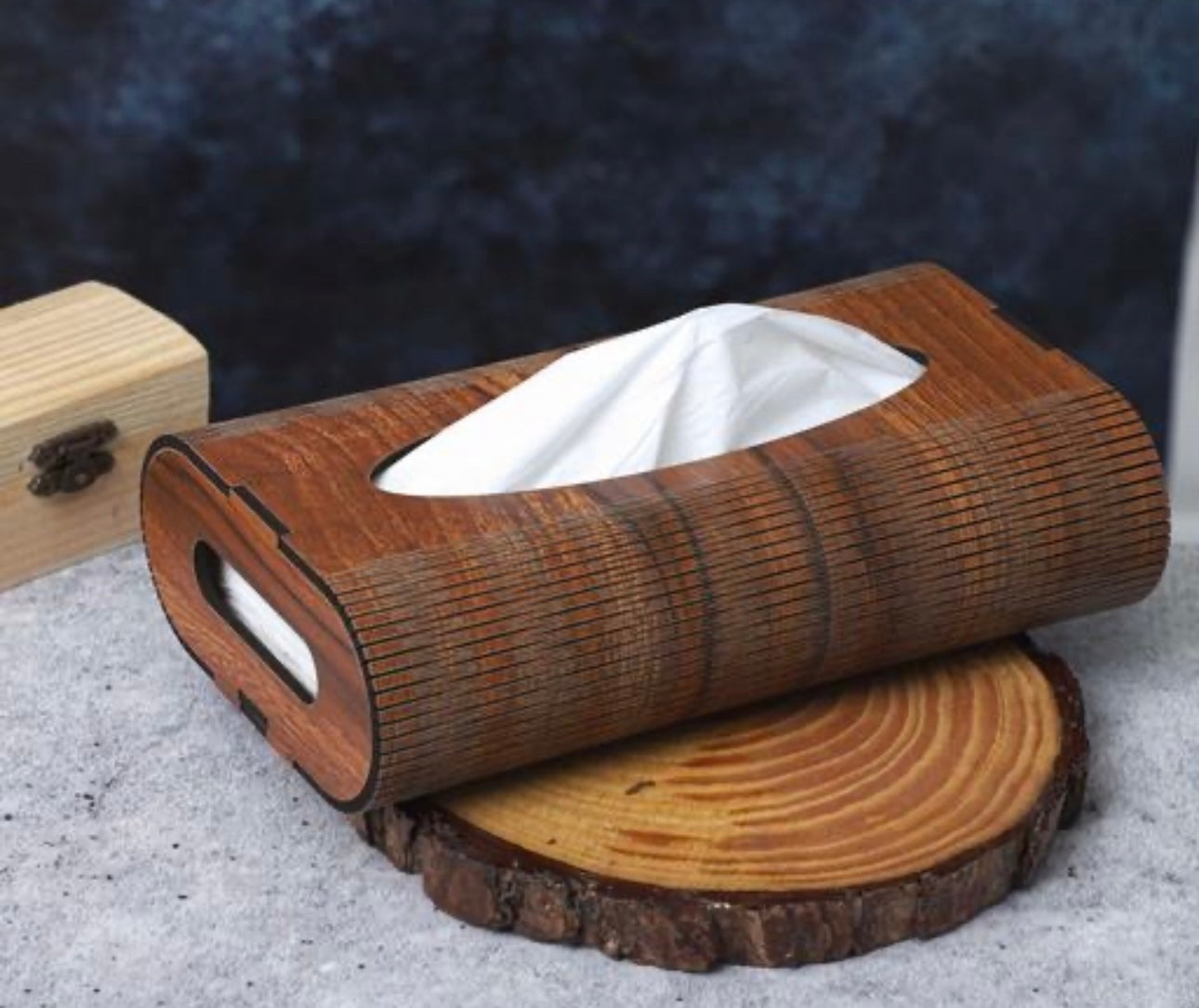 Classic Wooden Nordic Tissue/Napkin Holder