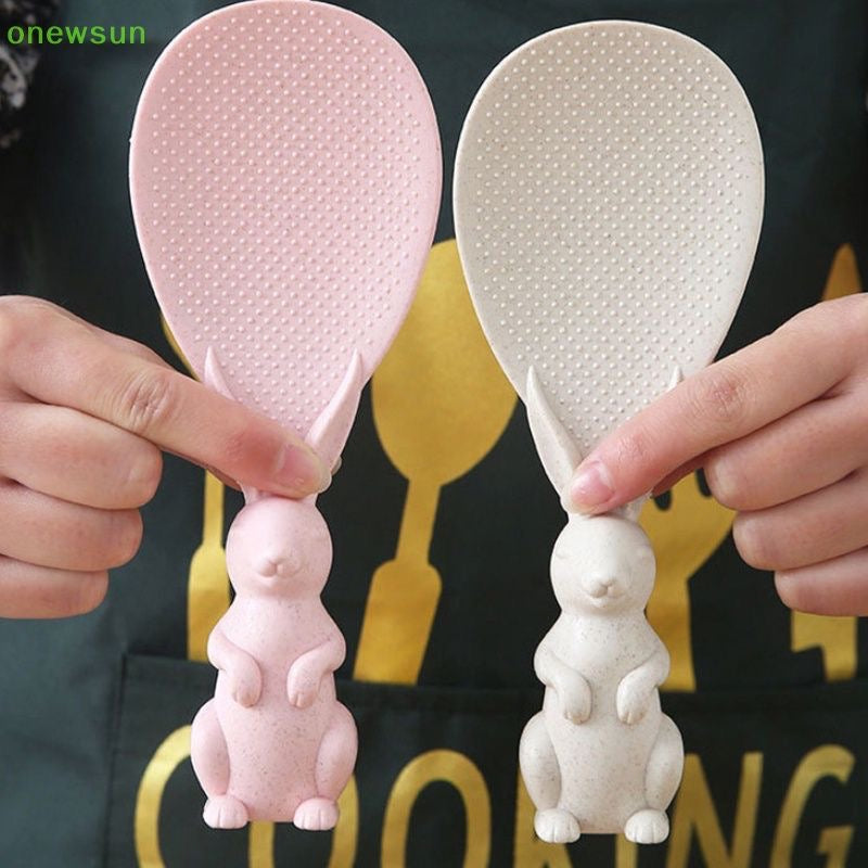 Cute Rabbit Silicon Rice Serving Spoons - Set of 2