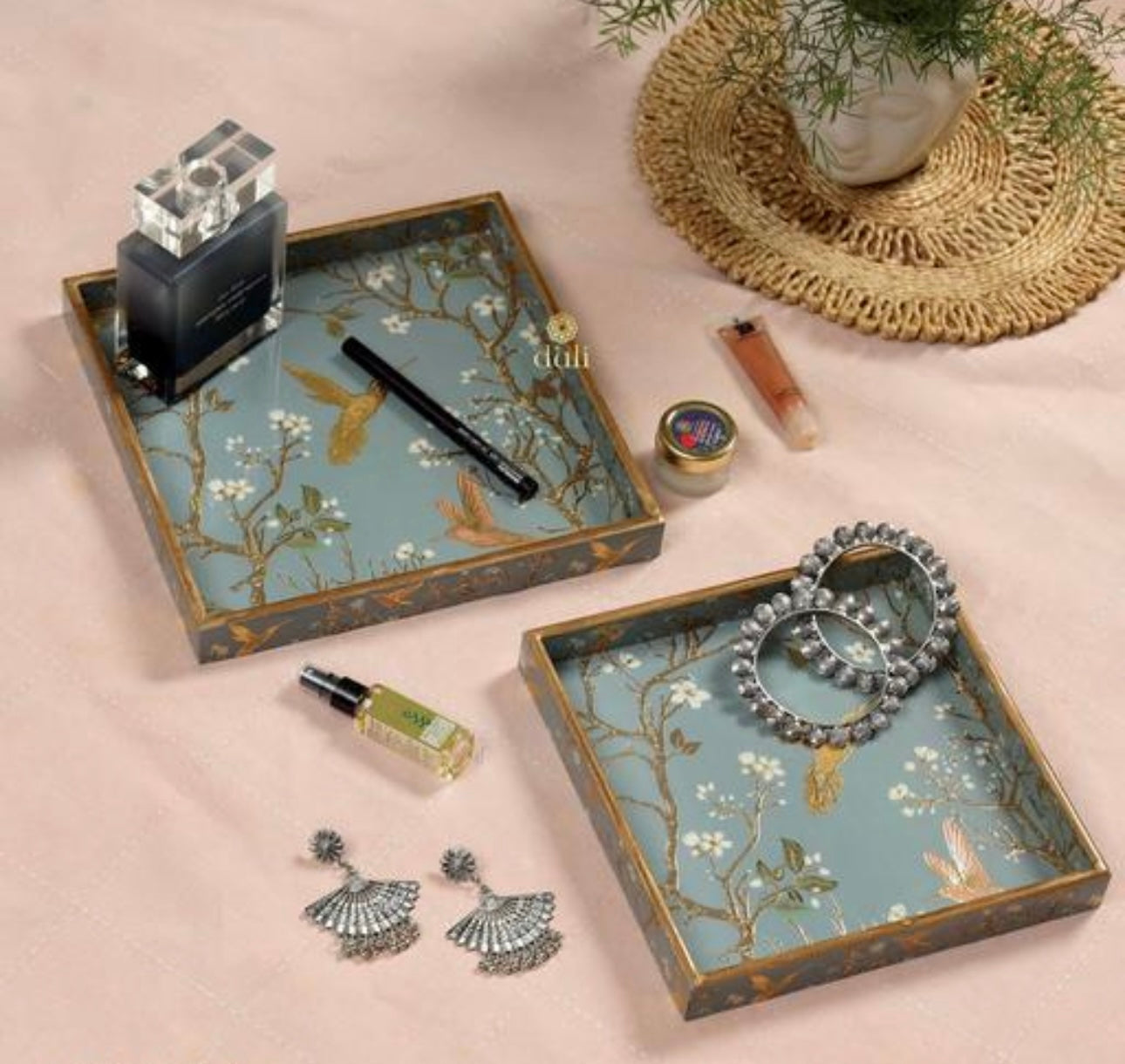 Square Nesting Trays - Set of 2