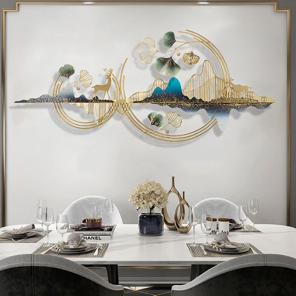 Decorative 3D Metal Wall Art Mural