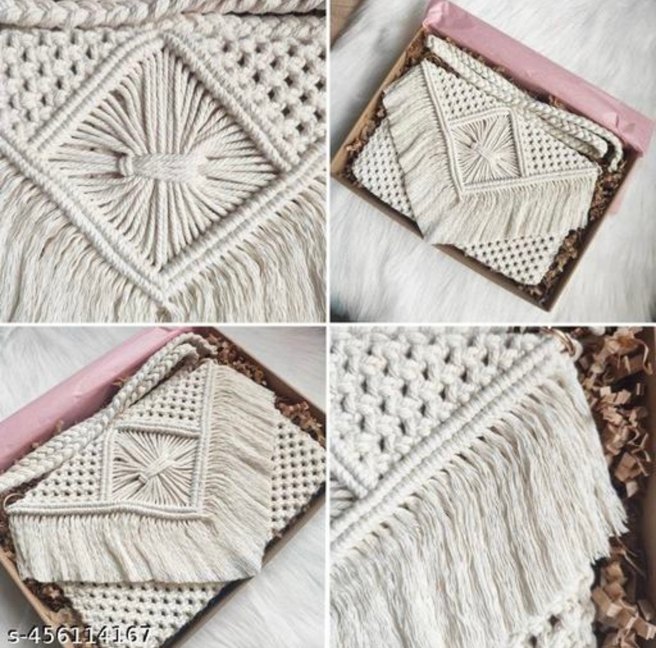 Elegant Macrame Shoulder Bag