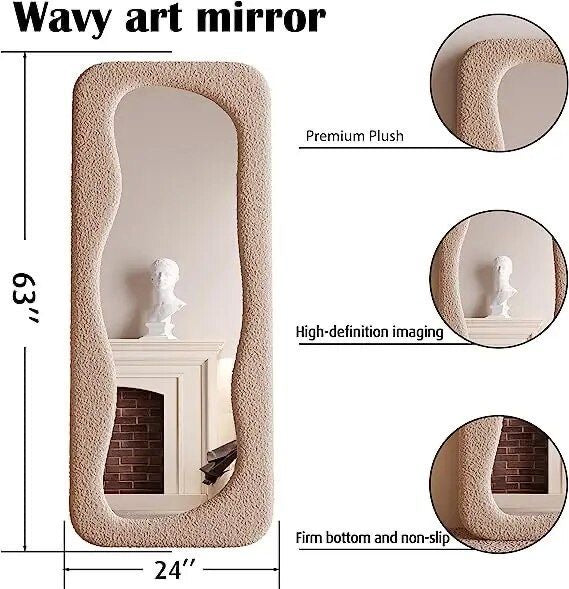 Nordic Wavy Irregular Mirror