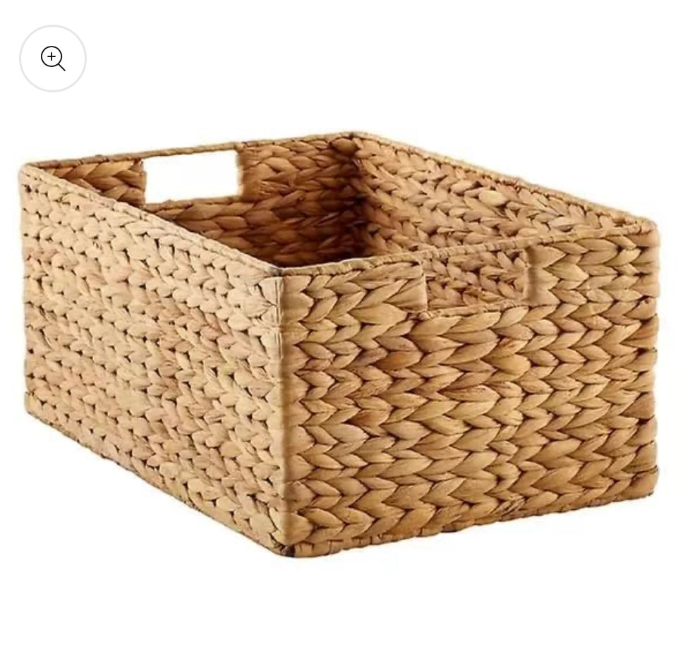 Large Bamboo Kauna Grass Wicker Storage Basket