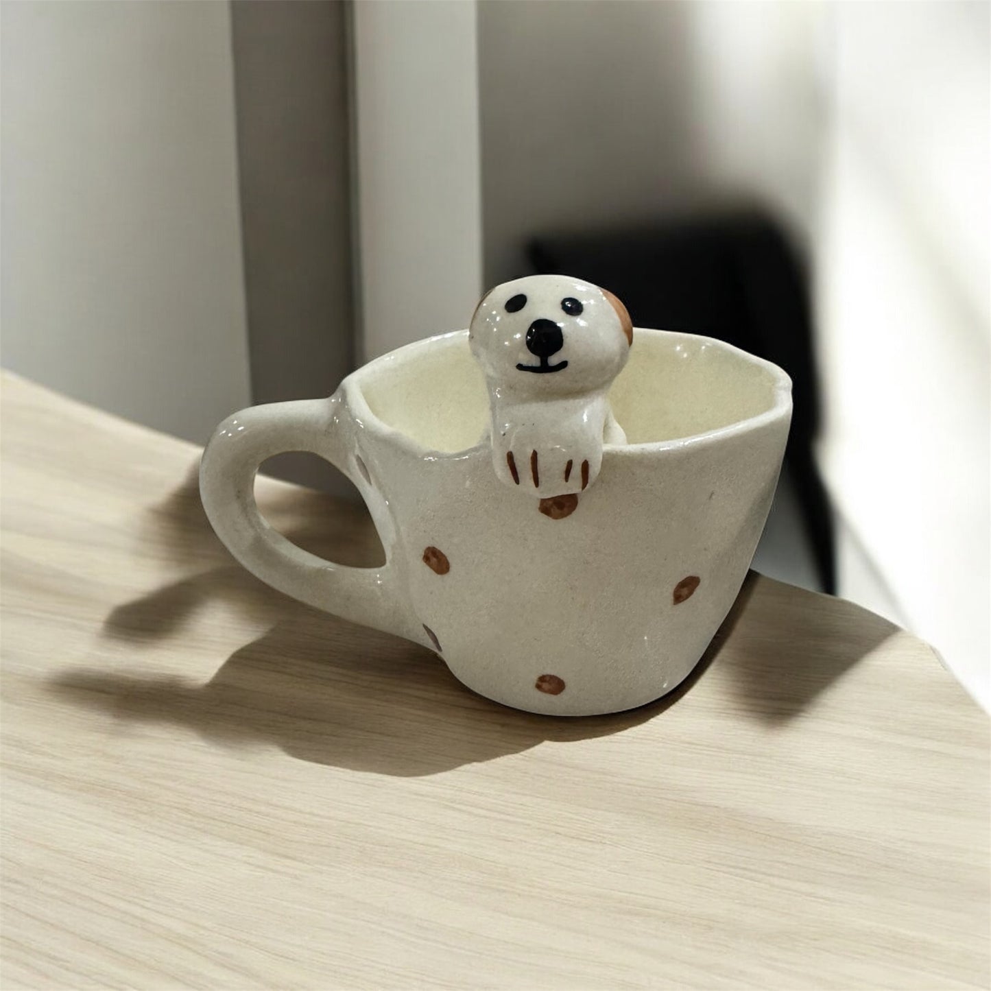 Pinteresty Cute Dog Inside Mug