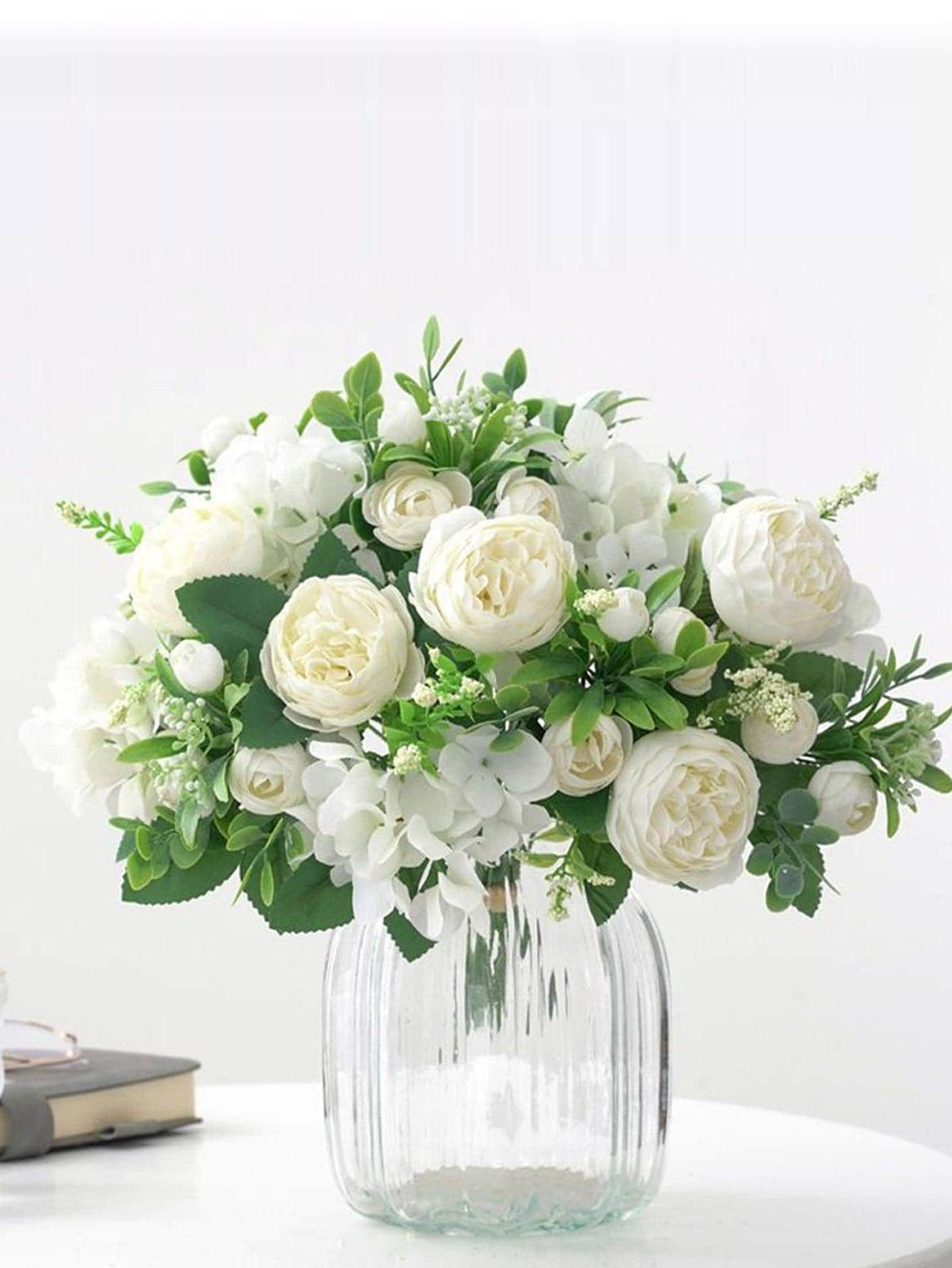 Artificial Peonies & Hydrangeas Flowers Bunch
