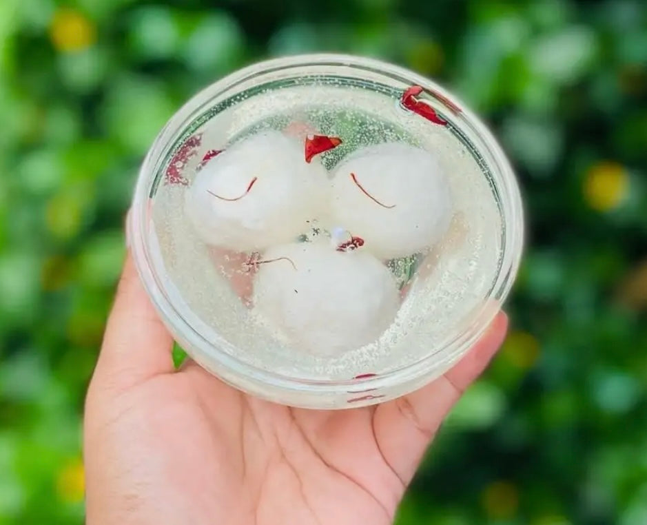 Rasgulla Shape Diwali Candles