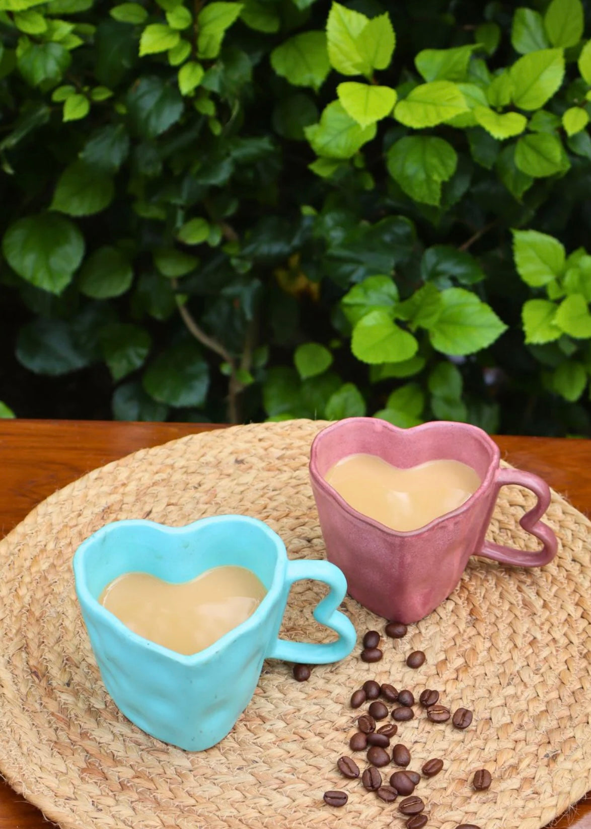 Adorable Heart Shape Cups - Set of 2