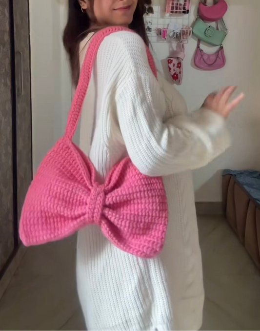 Trending Crochet Bow Bag