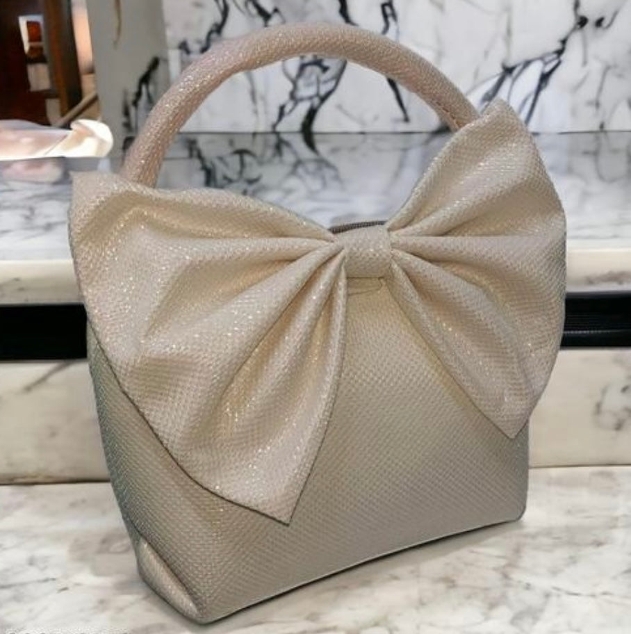 Aesthetic Shiny Bow Bag