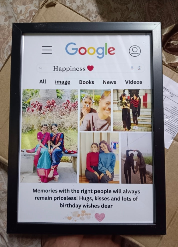 Personalised Google Photo Frame