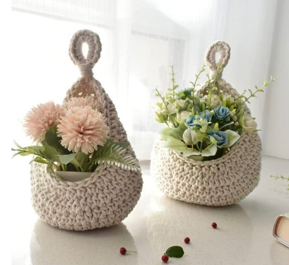 Hanging Macrame Planters - Set of 2