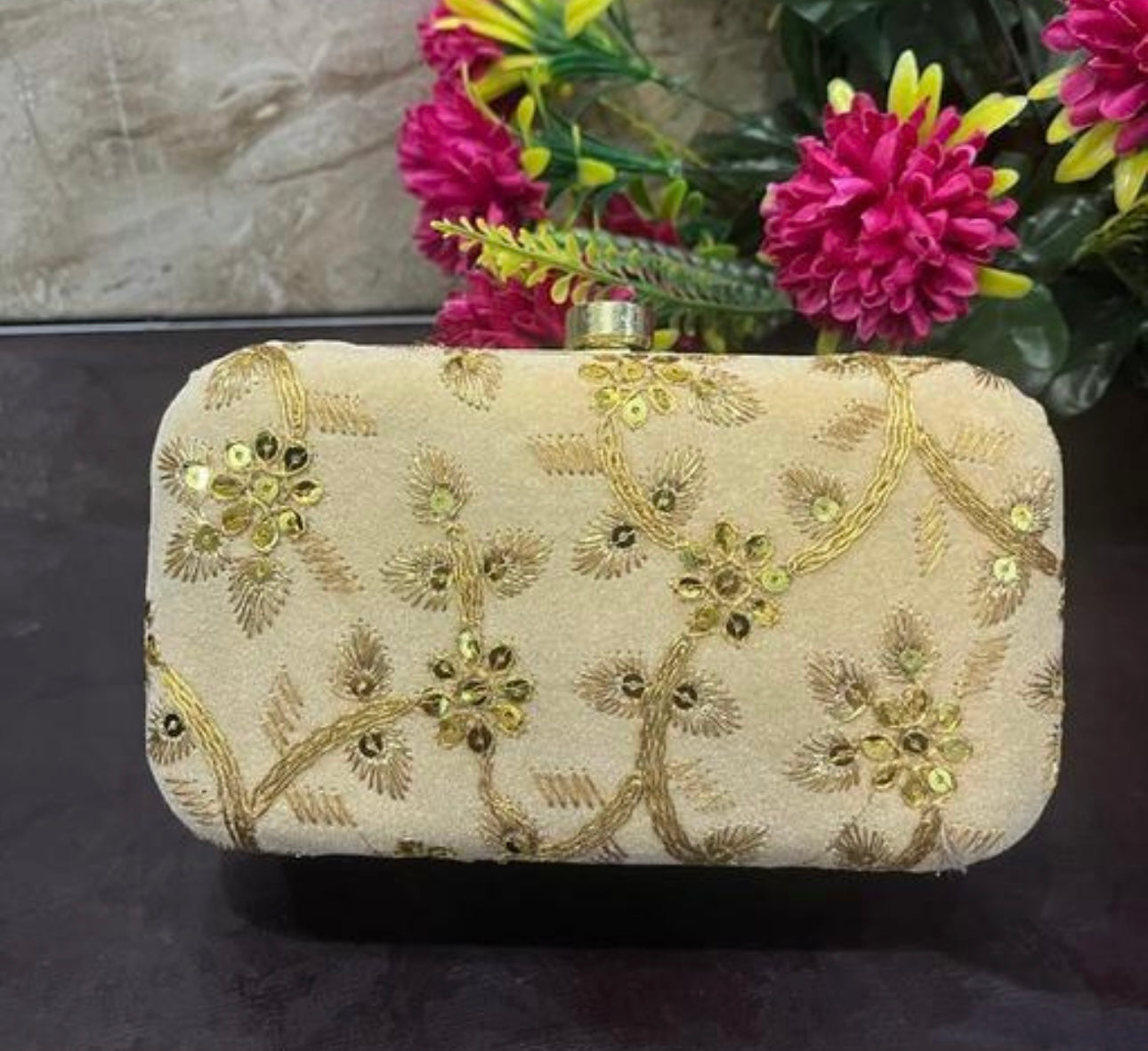 Elegant Embroidered Unique Party Clutch Bags for Weddings