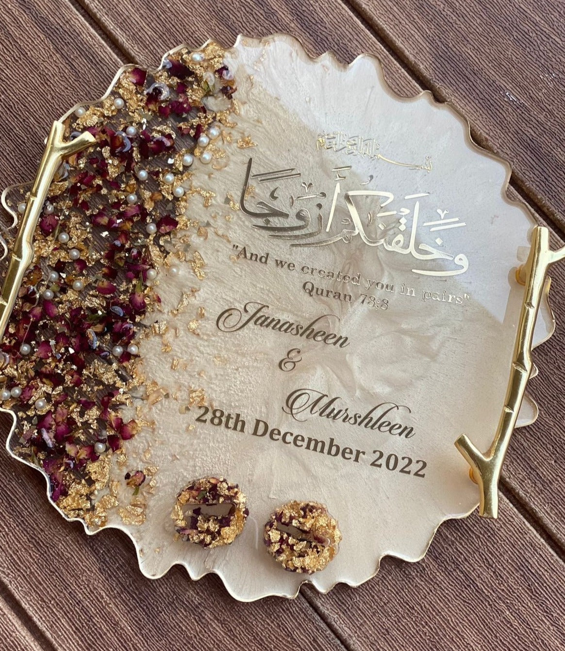 Customised Engagement Ring Tray/Platter