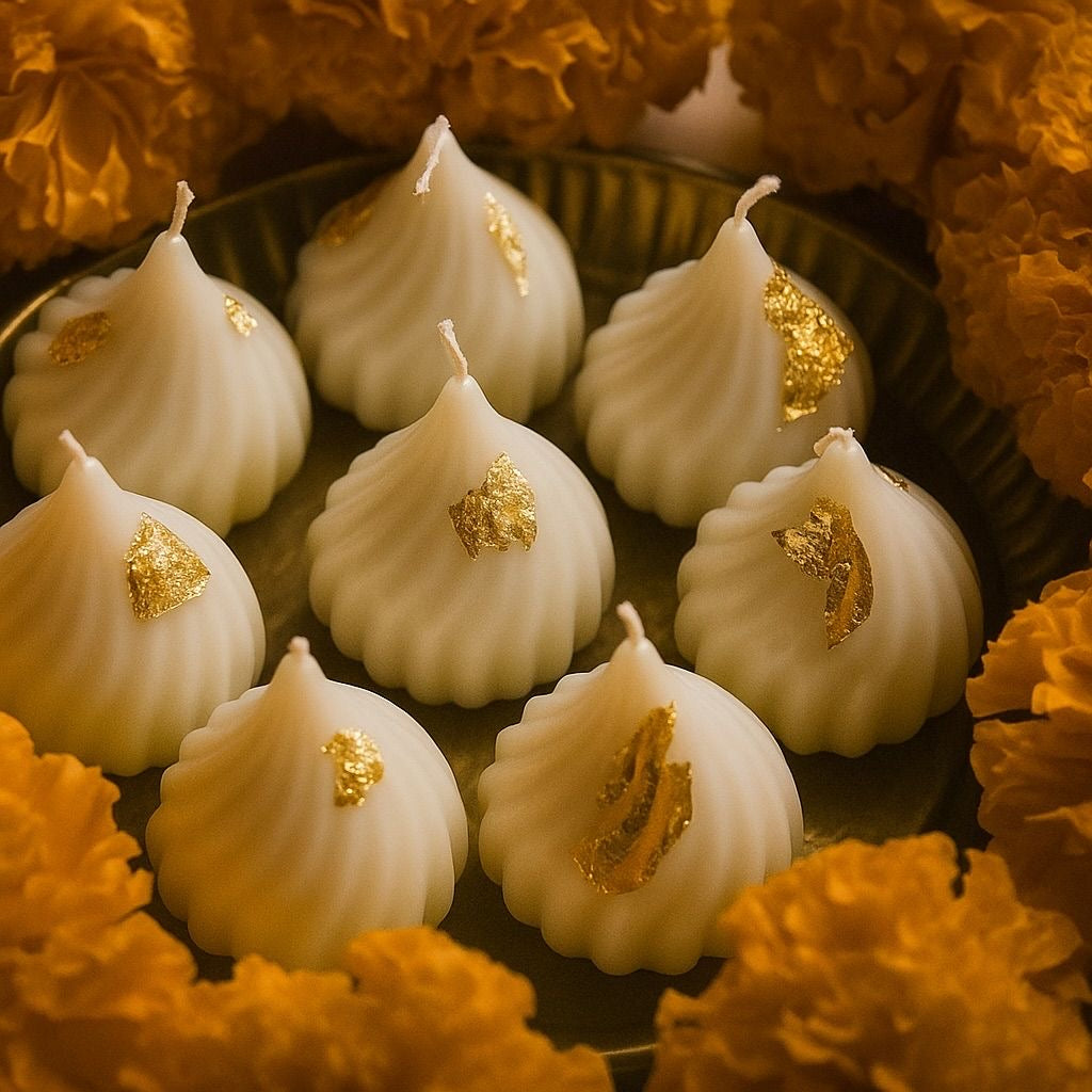 Unique Modak Candles