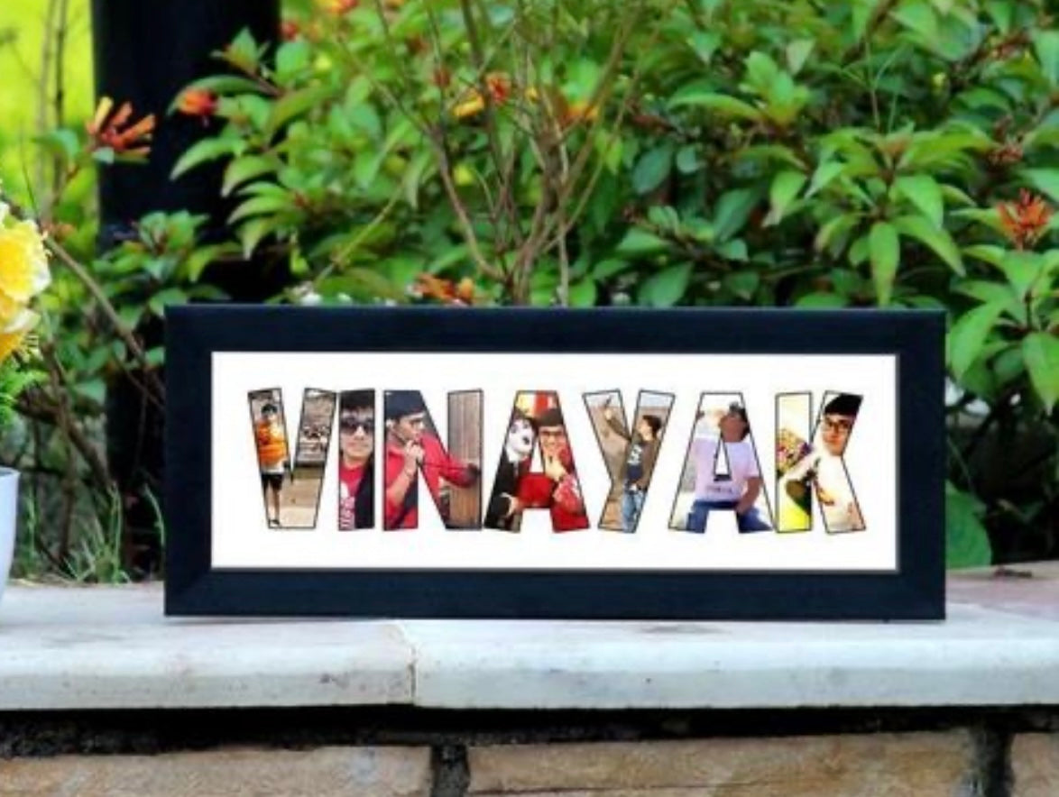 Personalised 3D Name Photo Frame