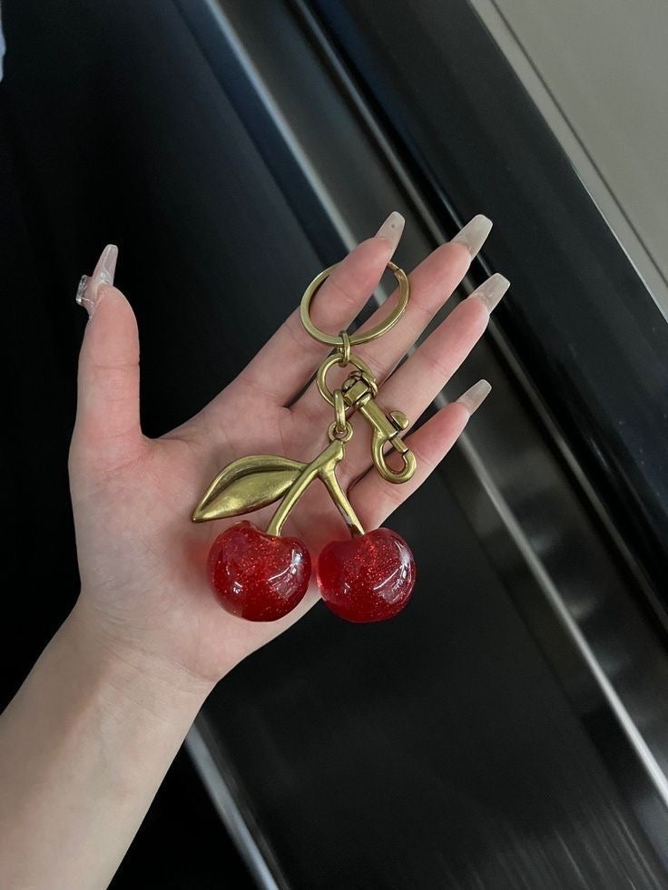 Exclusive Trending Cherry Keychain