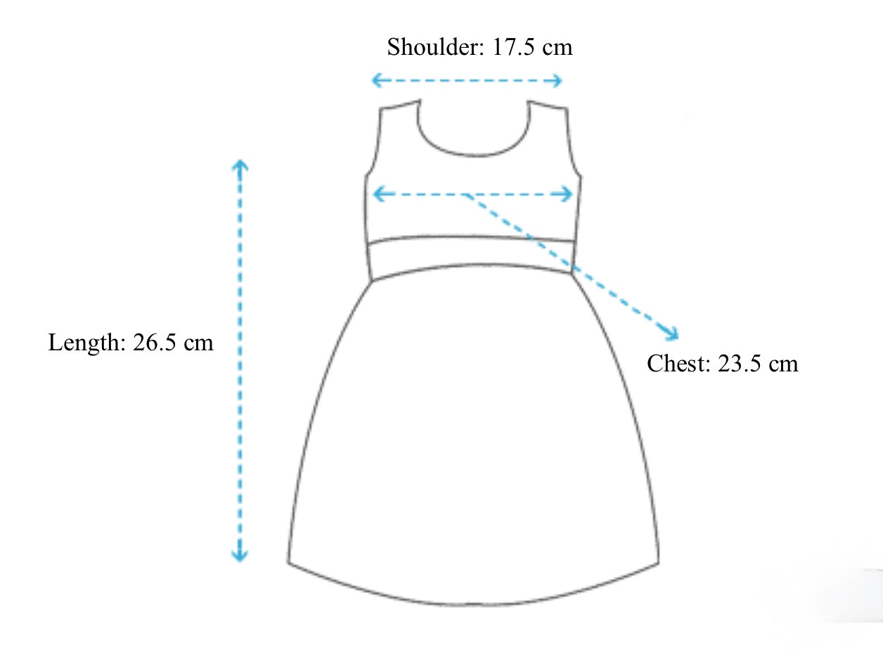 Sparkling Party Dress for Reborn Dolls