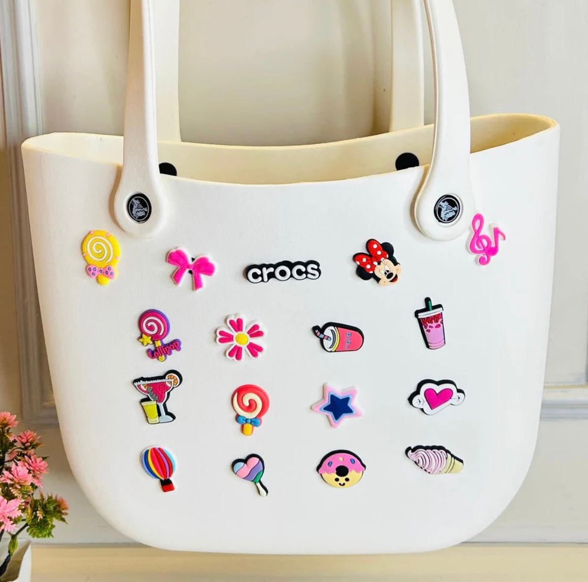 Premium Large Beach Bag / Silicone Crocs Bag