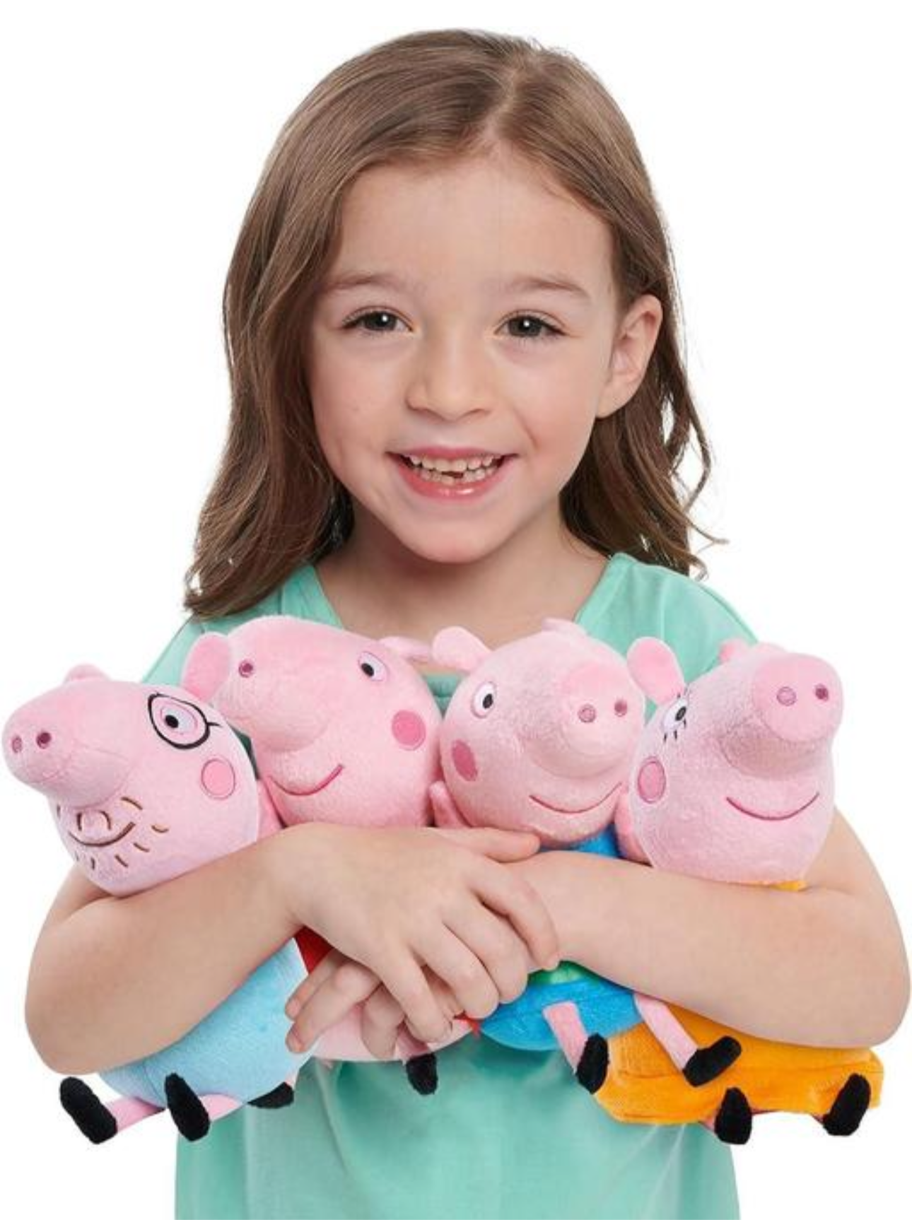 Peppa Pig Family Stuffed Toys - Set of 4