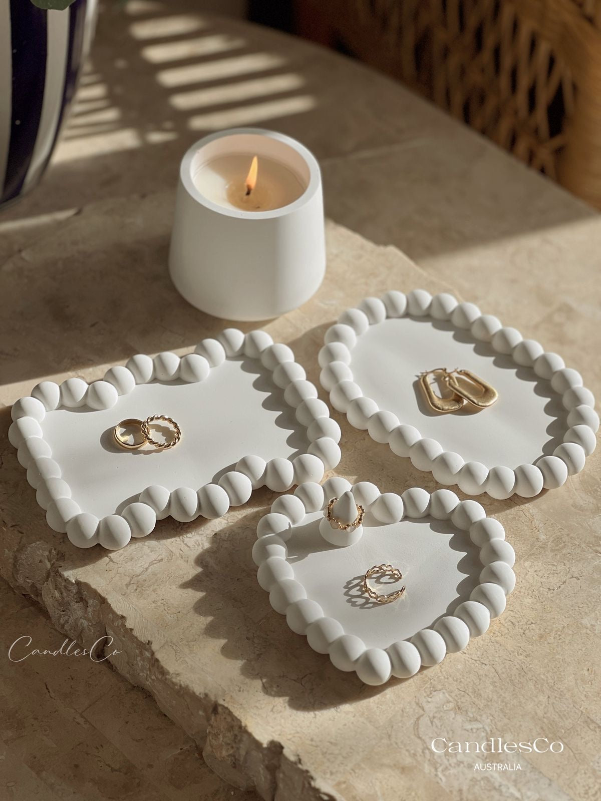 Decorative Multipurpose Irregular Bubble Trinket/Jewelry Tray