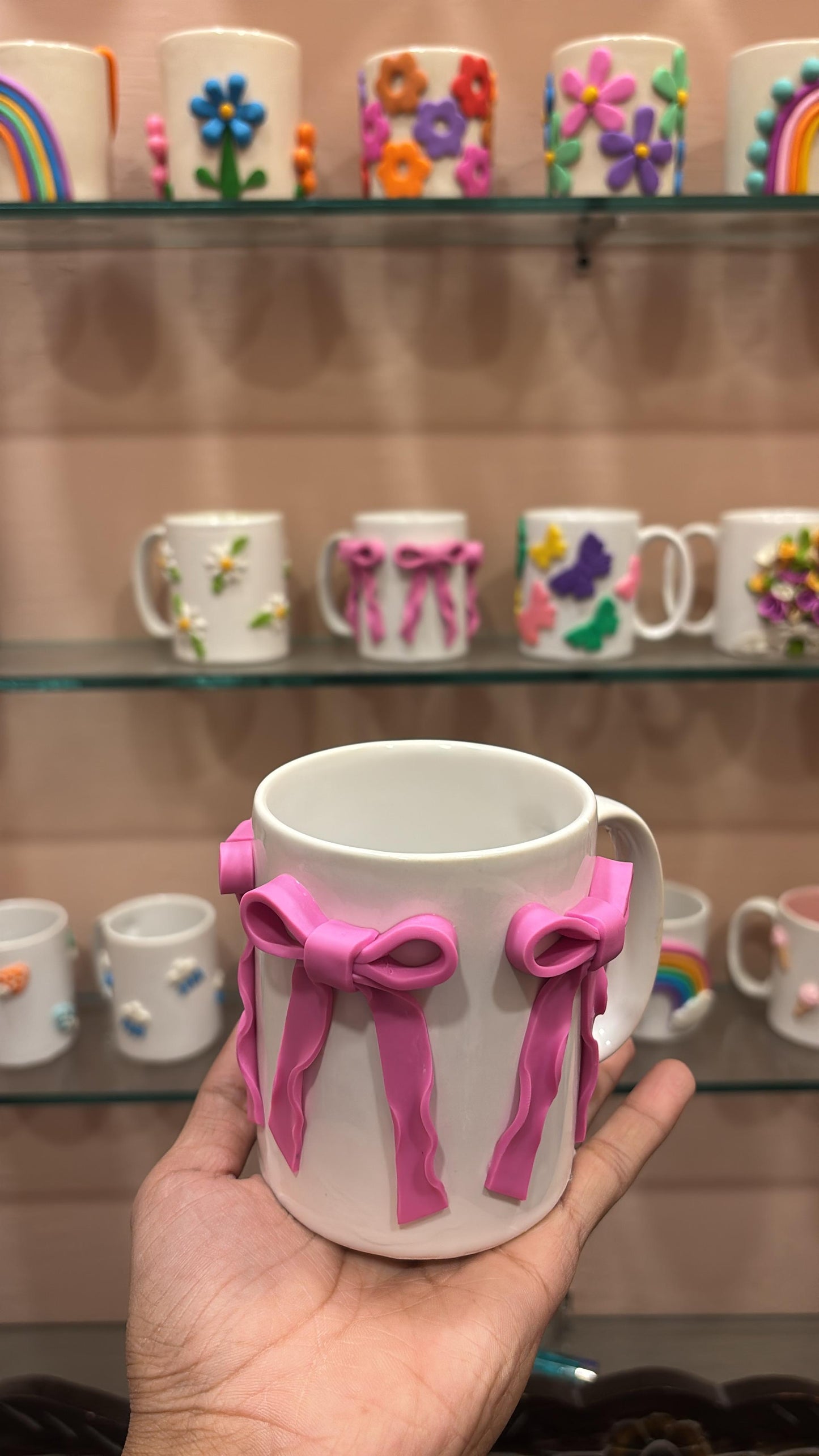 Confetti Quirky Bow Mug