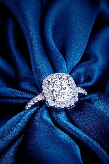 Classic Sterling Silver Solitaire Intimation Ring