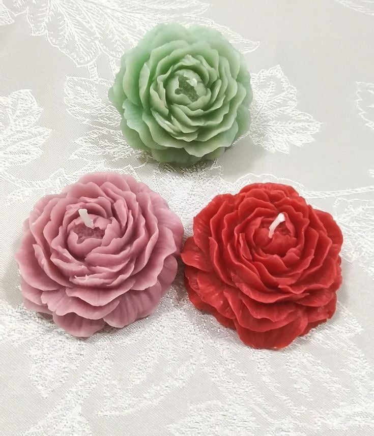 Rose Peony Candles
