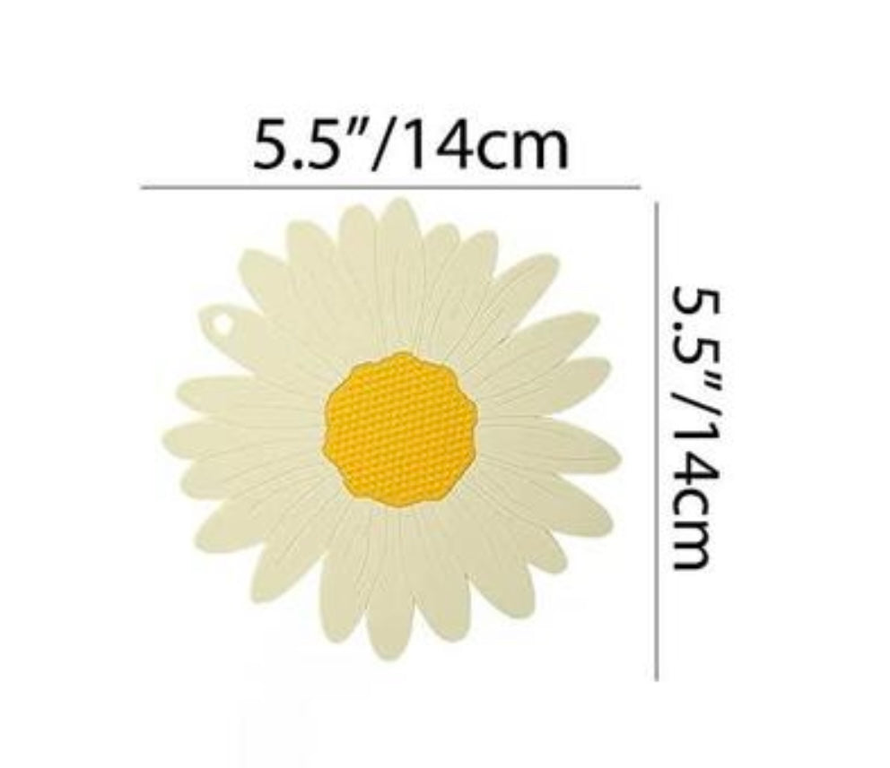 Sunflower Silicone Coasters/Place Mats/Hot Pads