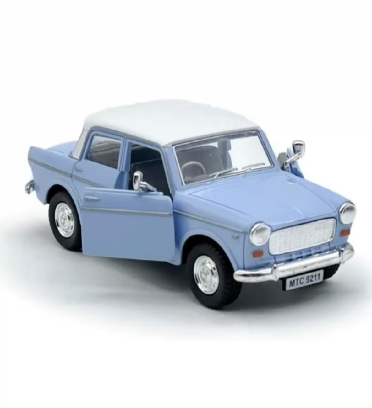 Miniature Vintage Toy Blue Car
