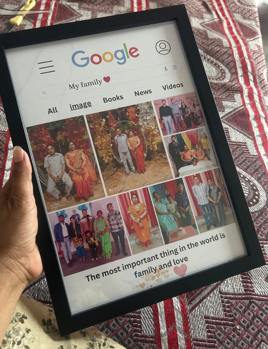 Personalised Google Photo Frame