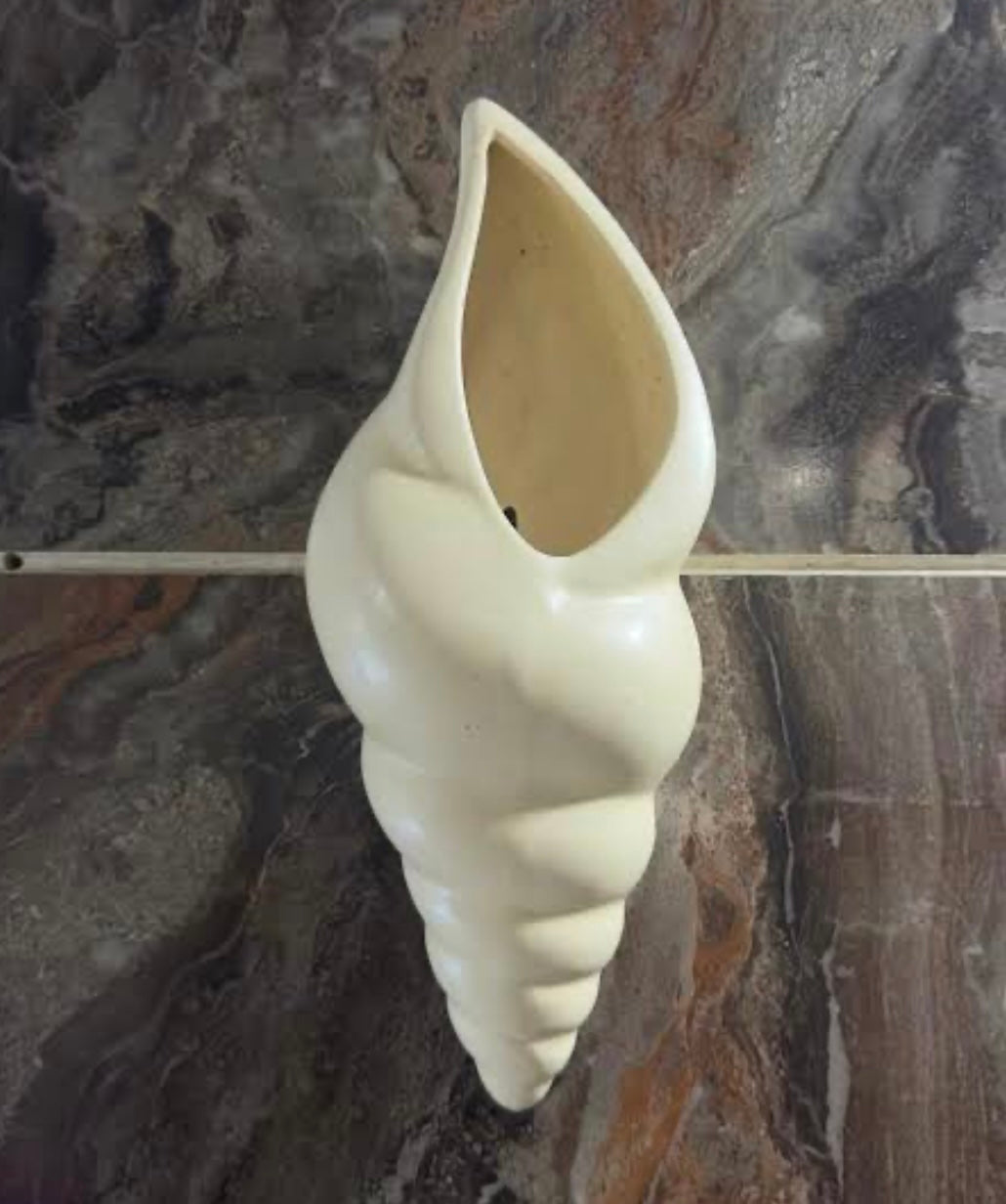 Ceramic Decorative Wall Hanging Shell Conch Planter