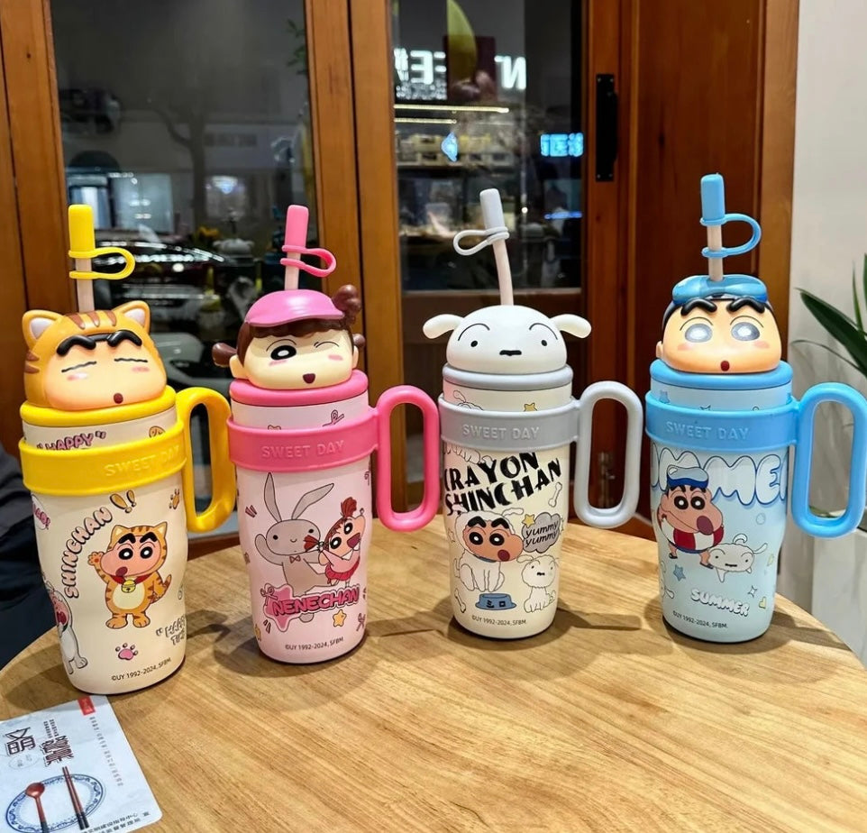 Limited Edition Shinchan Cartoon Insulated Sipper/Tumbler - 800 ml