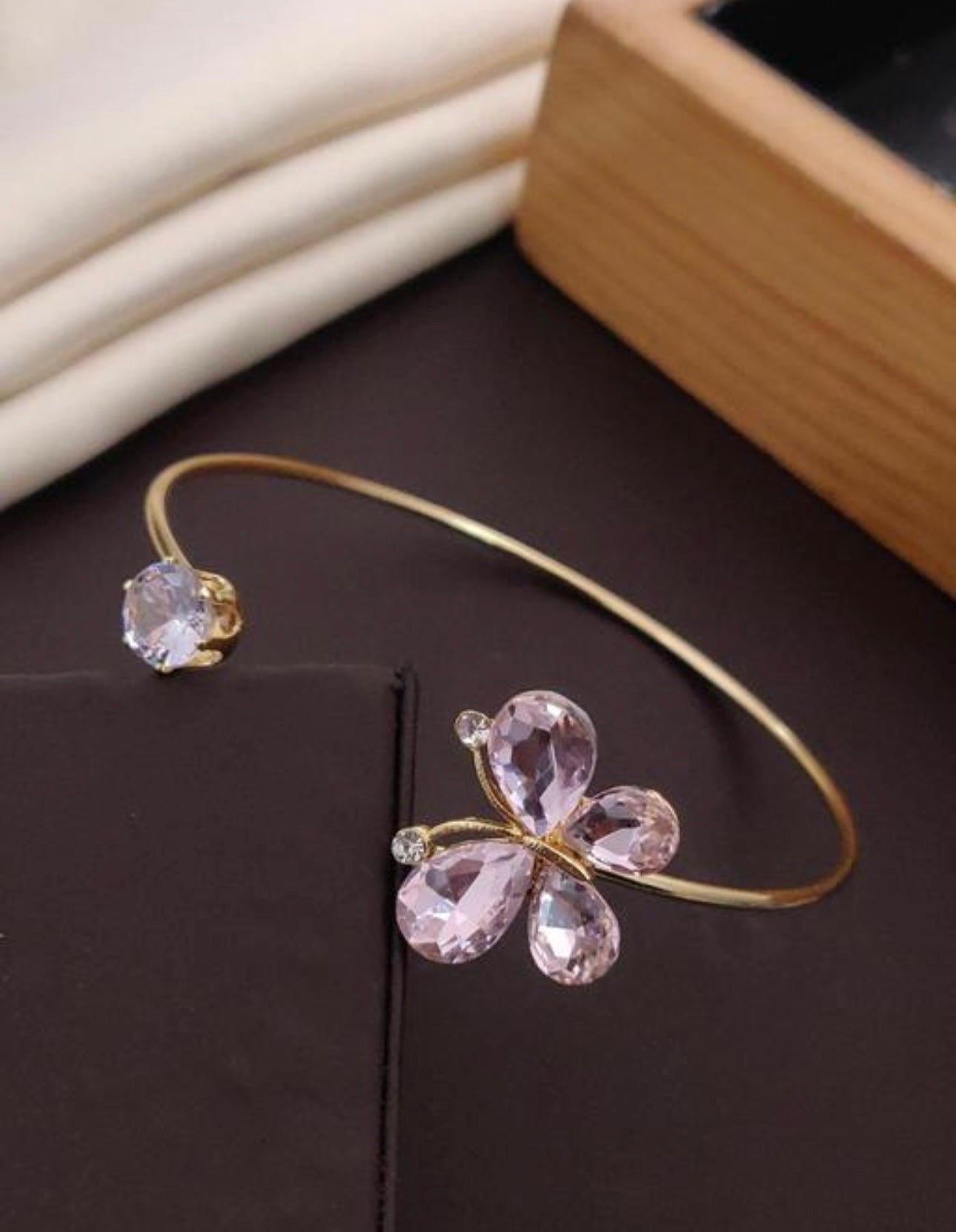 Gold Plated Petite Adjustable Bracelet
