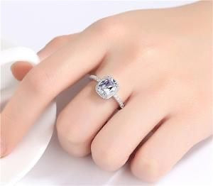 Classic Sterling Silver Solitaire Intimation Ring