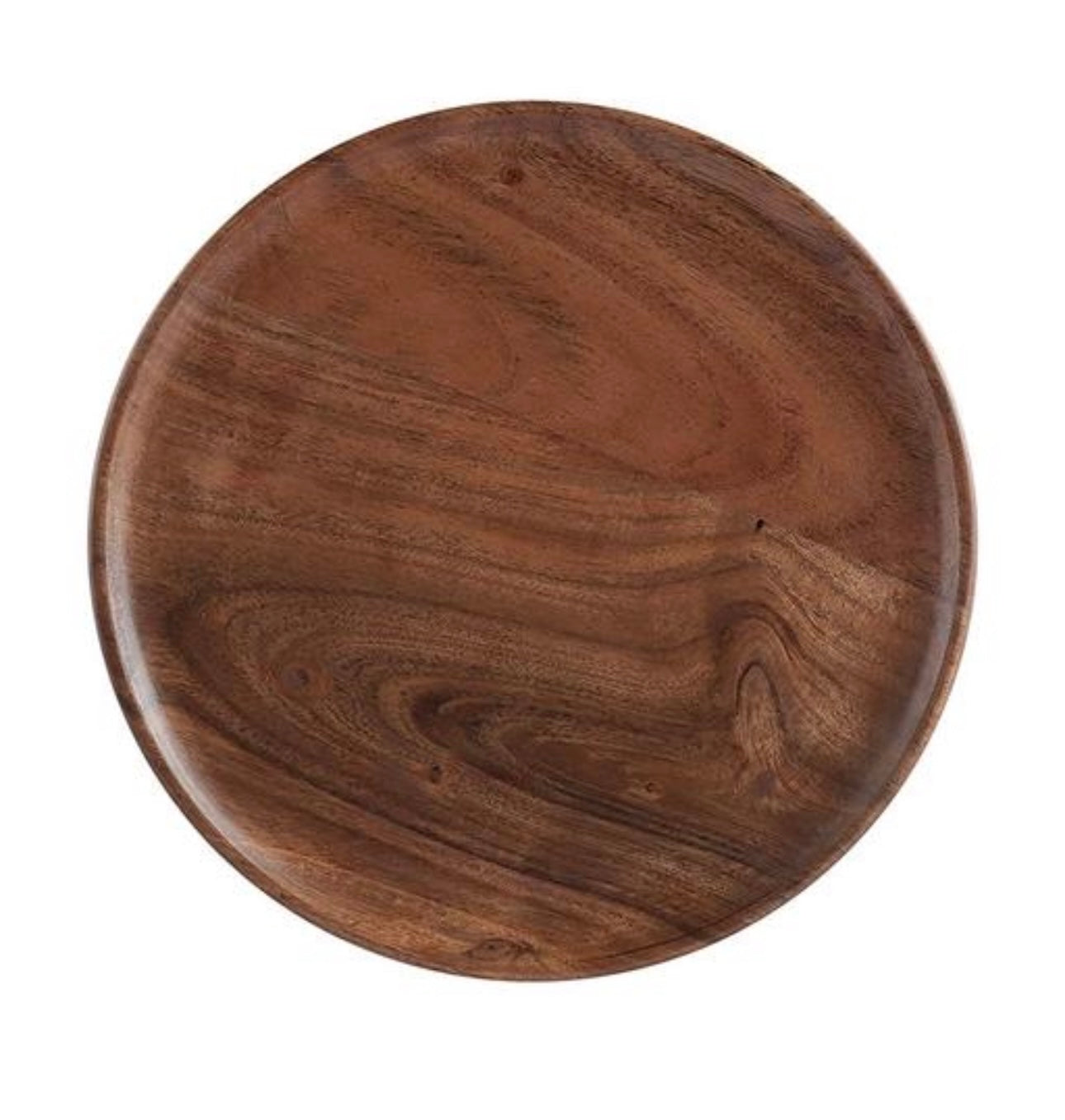 Multipurpose Wooden Round Serving Platter