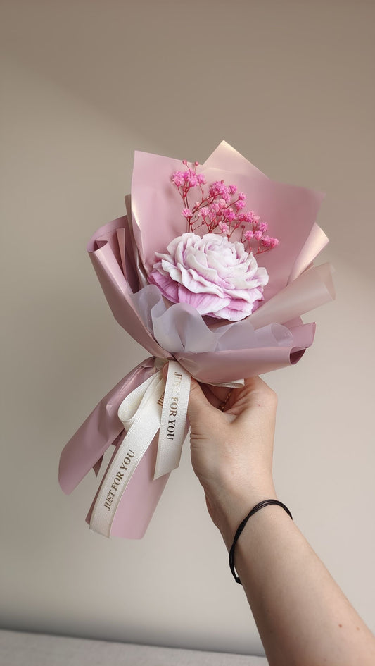 Peony Candle Bouquet