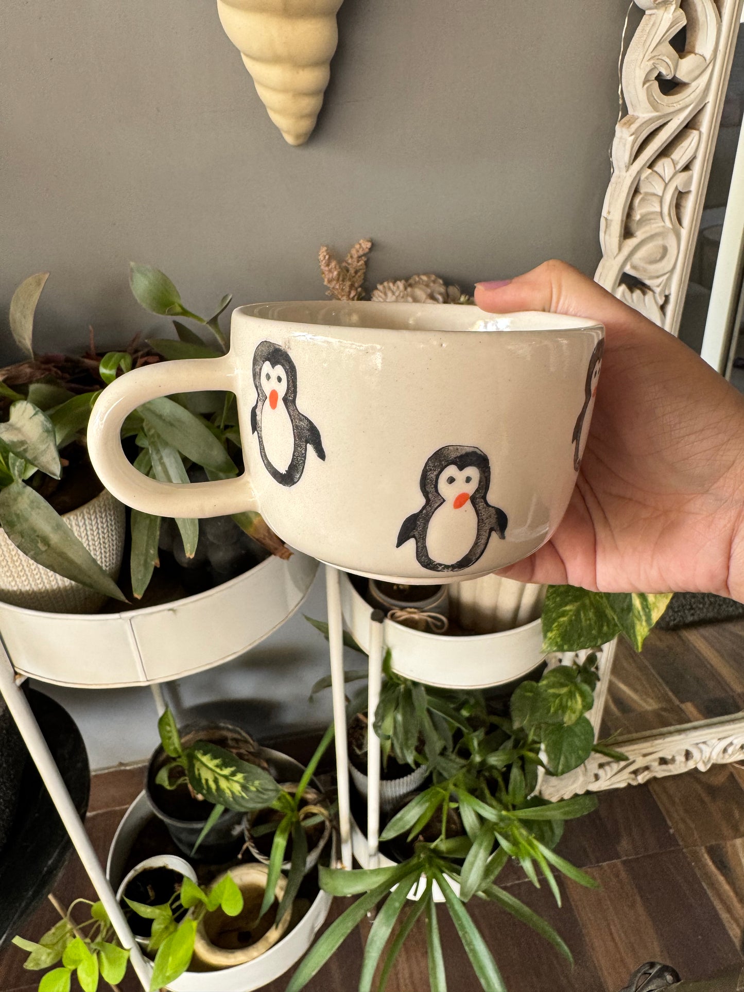 Exclusive Pinteresty Penguin Inside Mug