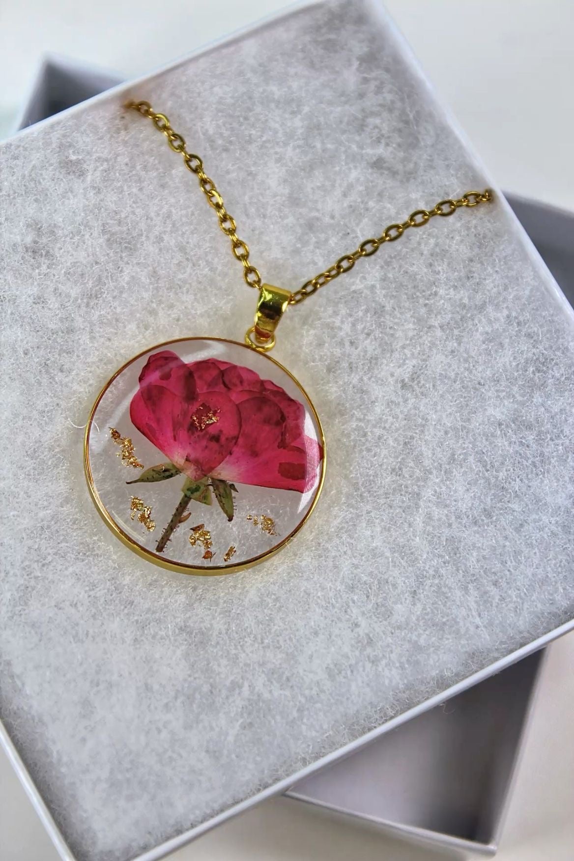 Real Rose Pendant