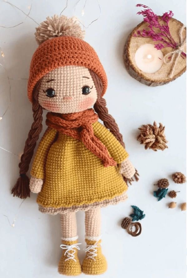 Cute Handmade Crochet Doll