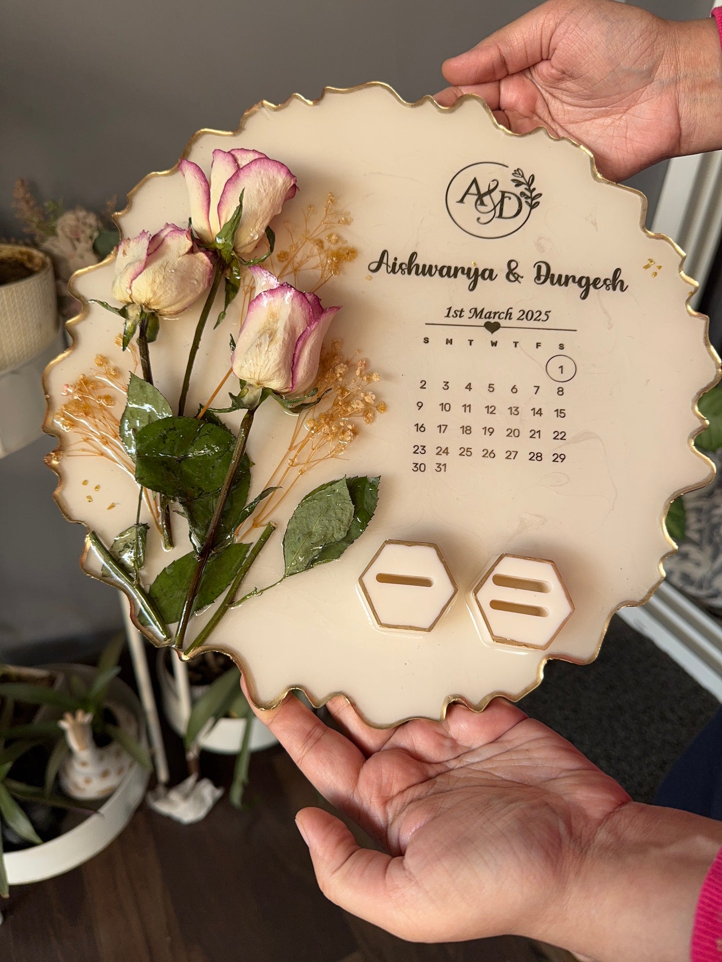 Customised Engagement Ring Tray/Platter