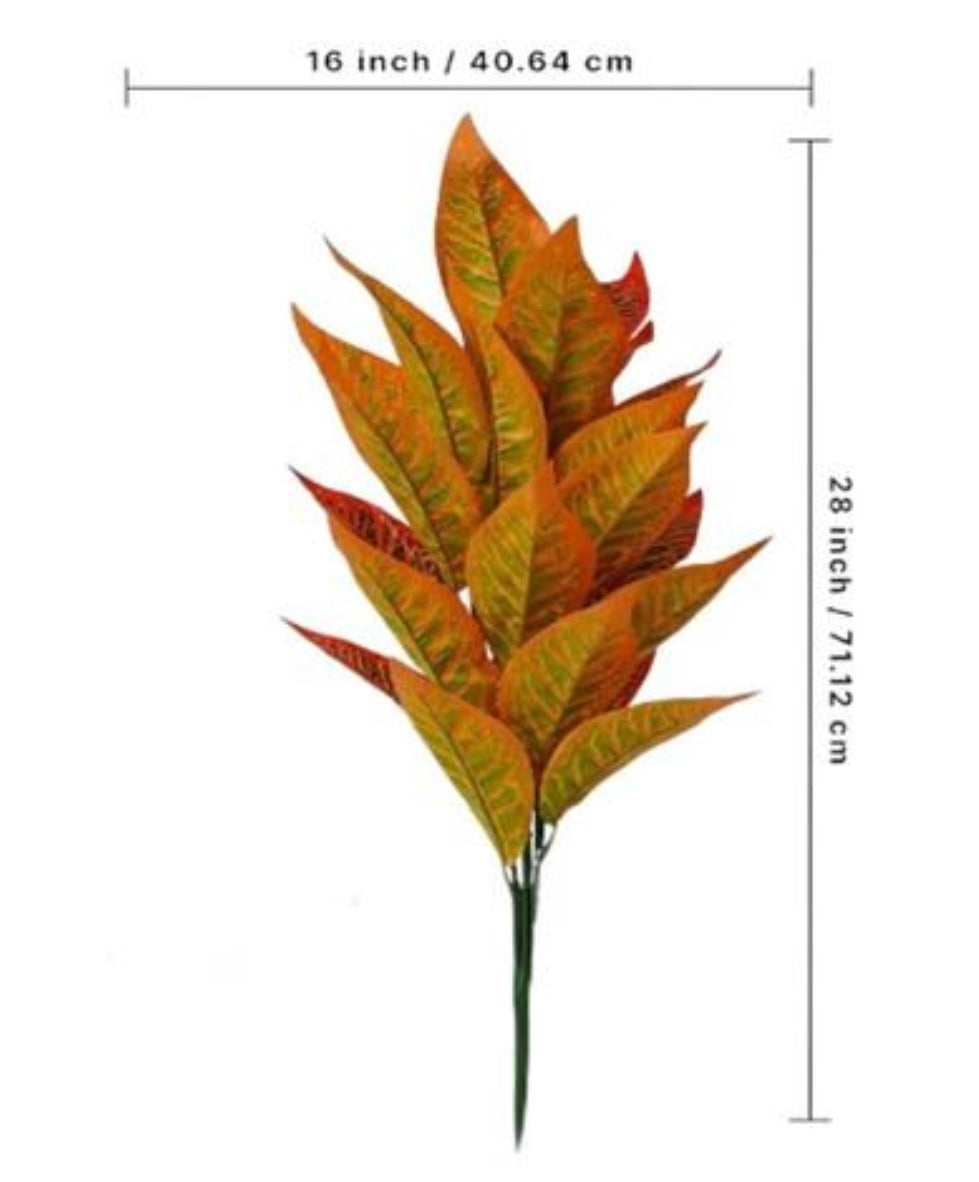 Exclusive Real Looking Croton Plant Sticks