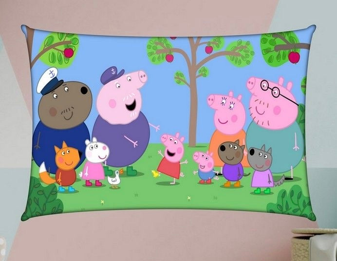 Peppa Pig & Barbie Pillows Combo - Set of 2