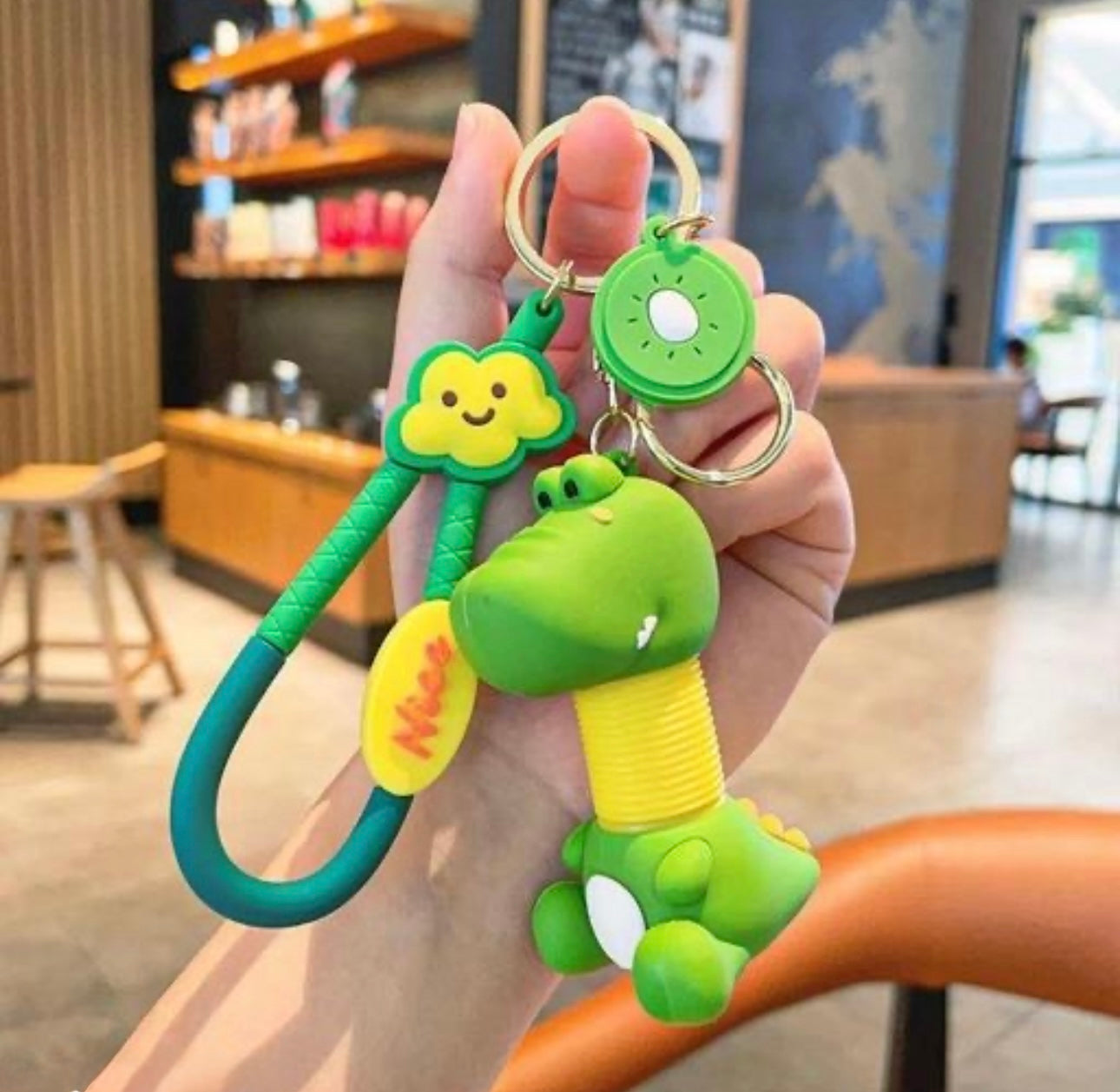 Cute Expandable Neck Animals Keychain