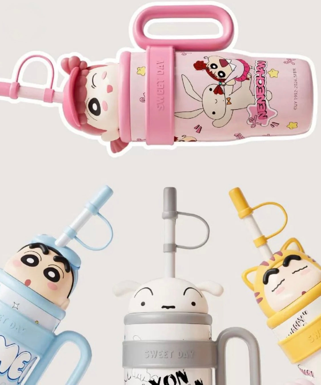 Limited Edition Shinchan Cartoon Insulated Sipper/Tumbler - 800 ml