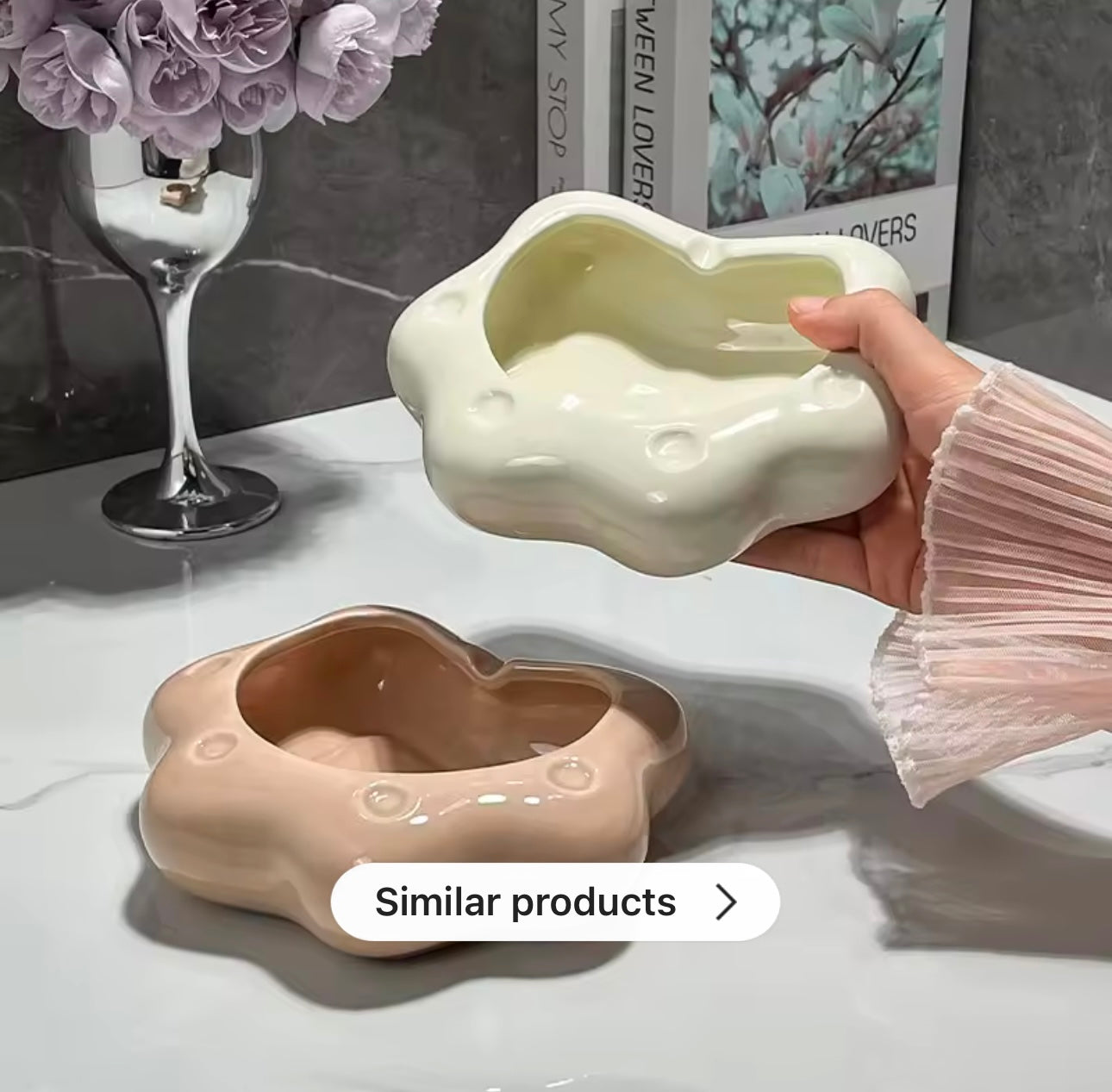 Designer Cat Claw Ceramic Ashtray