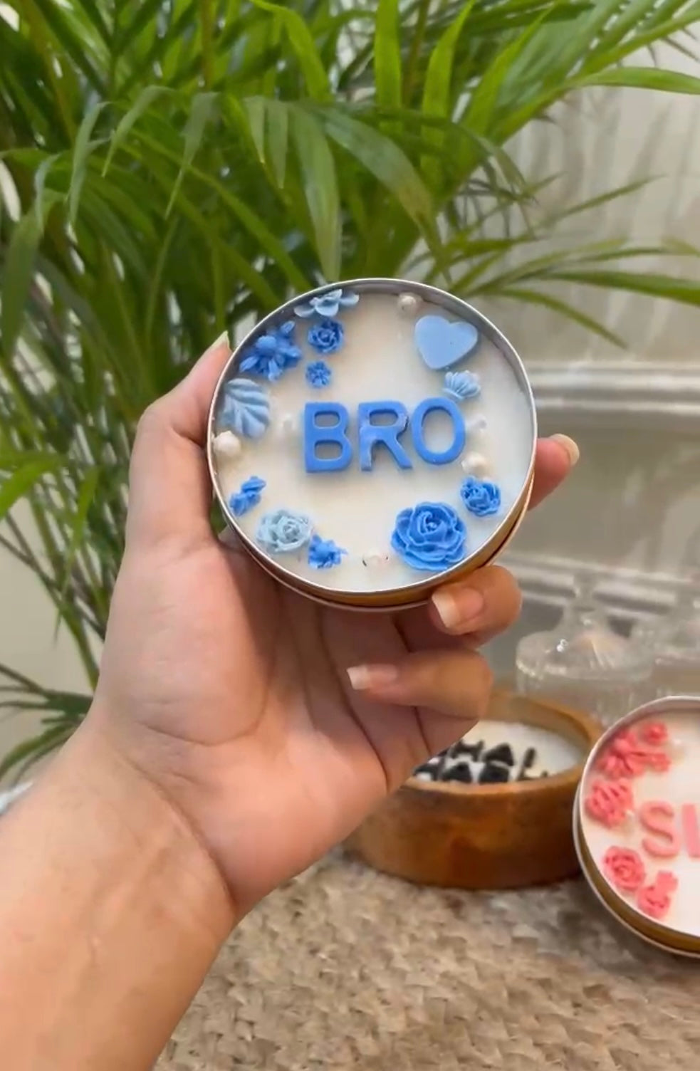 Rakshabandhan Candles Combo - Bro & Sis